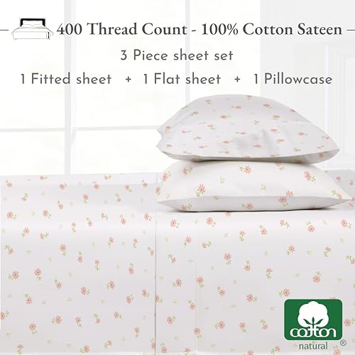 image for California Design Den Printed Twin XL Sheet Sets - 400 Thread Count Sa