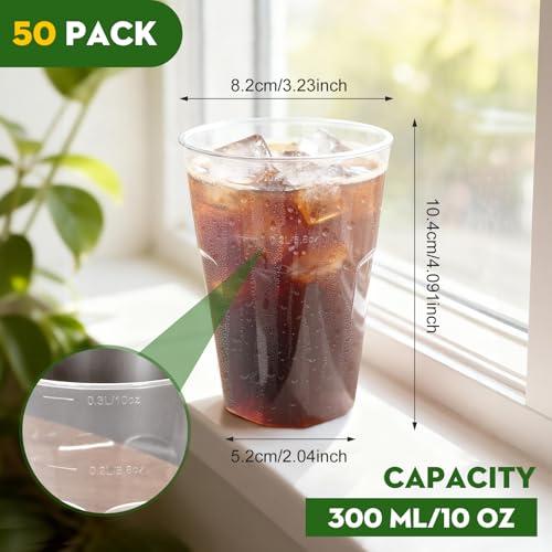 Metionga 50 Stück Partybecher Set, Mehrwegbecher – Ansicht 2
