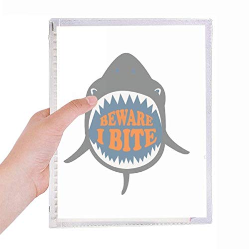 Carnet à spirales rechargeable Shark Illustrate idéal pour vos notes de bureau