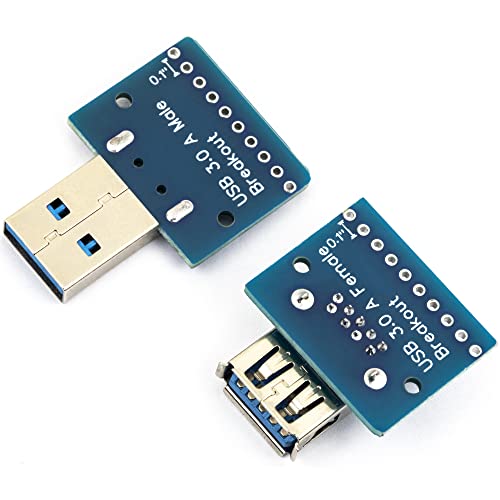 Adaptador USB 3.0 Tipo A Macho y Hembra Breakout Board 6 Pzas miniatura 5