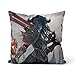 poduszka World of Warcraft poduszki z nadrukiem lnianej tkaniny poduszki poduszka pościel poduszki zapinane na zamek dekoracja 50 x 50 cm