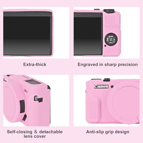Funda de silicona para cámara Canon G7X Mark II miniatura 3