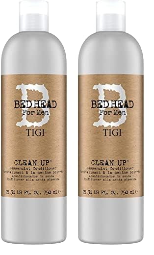 Bed Head for Men by TIGI Clean Up, après-shampooing quotidien pour homme, cheveux normaux, 750 ml (Lot de 2)