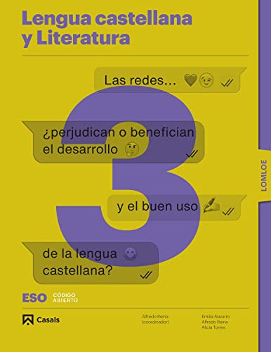 Lengua castellana y Literatura 3 ESO LOMLOE - PEFC 100% - 9788421874165 (CODIGO ABIERTO LOMLOE)
