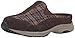 Easy Spirit womens Traveltime Clog Dark Brown/Multi 8.5 N US