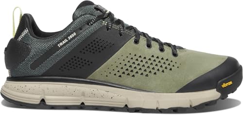 Image of Danner Trail 2650 Hiking Shoes for Men - Durable Suede, Lightweight Textile with Breathable Mesh Lining, Ortholite Footbed & Vibram Traction Outsole