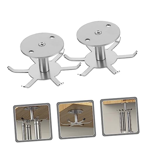 CIYODO 2 Unidades cabide de canecas ganchos giratórios utensilios para cozinha utensílios de cozinha