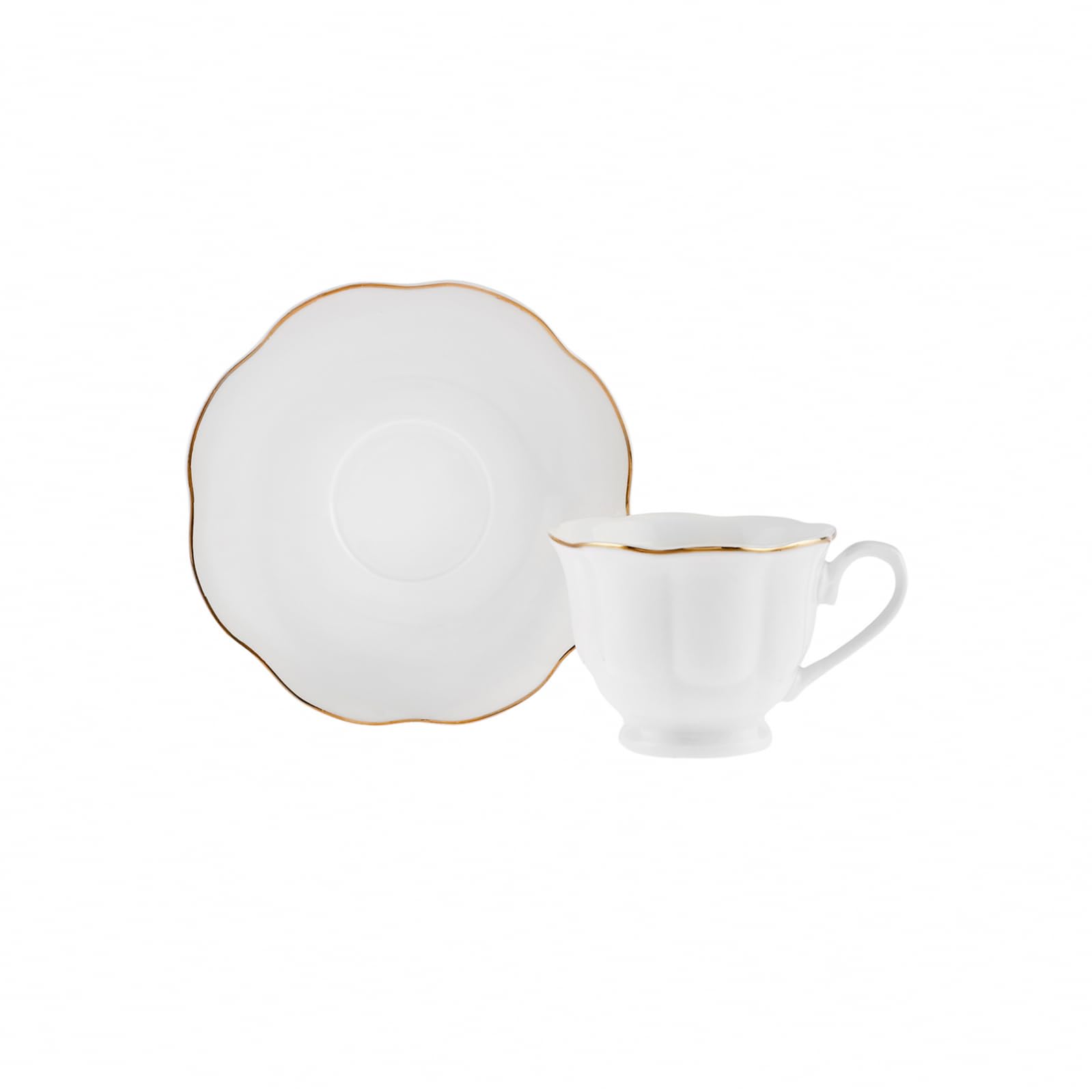 KARACA Cloche Set de gobelets à café pour 6 personnes 90 ml, Service à café, Design unique, Ambiance Soin