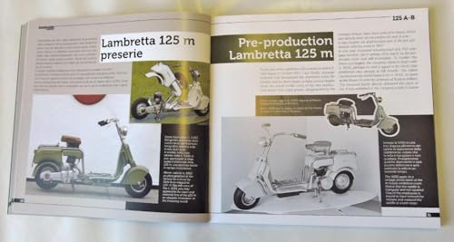 Lambretta 125 A-b histoire modèles documents livre technique