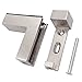 Wolfride 4 Count Silver Zinc Alloy Glass Shelf Wall Mount Brackets