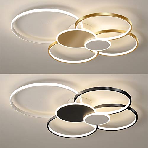Lumière variable de 3000K à 6000K pour ce plafonnier LED télécommandé géométrique - 4