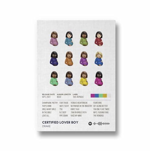 Image of Drake Music Poster 13x19 Inch Unframed | 300 GSM Matte Board Paper with Peel & Stick Tape Included | Rap Hip Hop Wall Art | Posters for Wall | Home Decor | Wall Decor Items | Room Decoration Items
