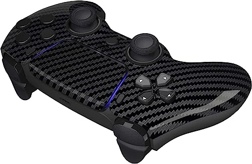 Image of Custom Controllerzz Custom Wireless Controller Compatible with PS5 - Multiple Designs Available (PS5 Glossy Carbon Fiber)