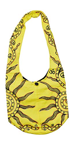 Image of Mandala Crafts Hippie Bag, Large Boho Hobo Purse for Women, Crossbody Shoulder Sling Bags for Indie Style Bohemian Accessory