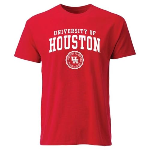 Barnesmith University of Houston Cougars Short-Sleeve T-Shirt, Heritage, Red, Medium