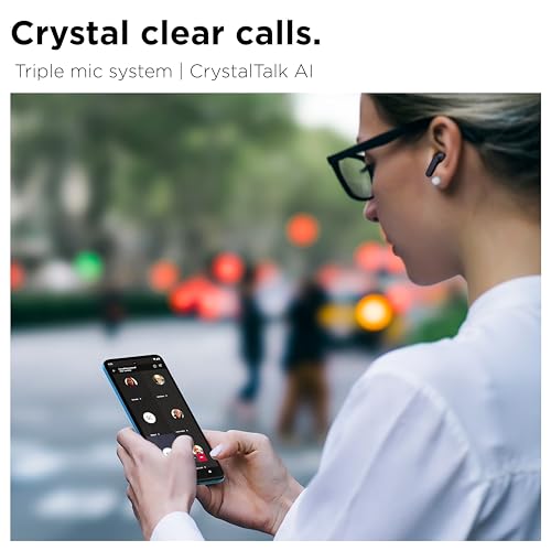 Motorola Moto Buds: cuffie wireless, suono di ottima qualità e audio ad alta risoluzione, cancellazione attiva del rumore dinamico, integrazione ottimale con l'ecosistema Moto, Rosa - Immagine 4