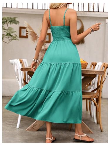 Image of BEAUDRM Women's Summer Maxi Dresses Boho Dresses Beach Vacation Sundresses | Fall Wedding Guest Dress, Summer Dresses for Women, Vacation Summer Outfits, Flowy Dresses
