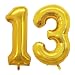 GOER 42 Inch Gold Number Balloons 1989,Helium Balloons for 30th Anniversary and Birthday Gifts