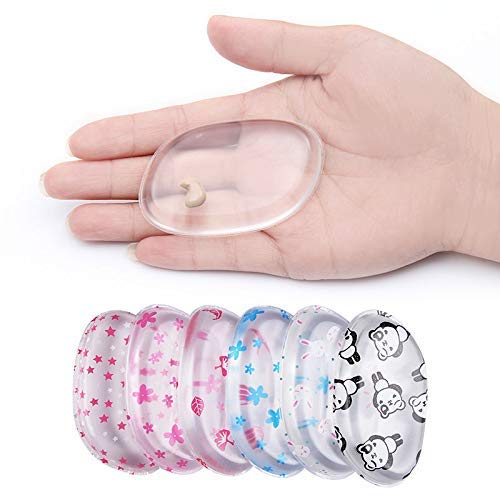 Silicone Sponges 2 Silicone Makeup Sponges in a pack - Silicone Cosmetic Pad use with Liquid/Gel Foundation Make Up, Highlighter, Concealer, Primer and a Cream Applicator, Blender