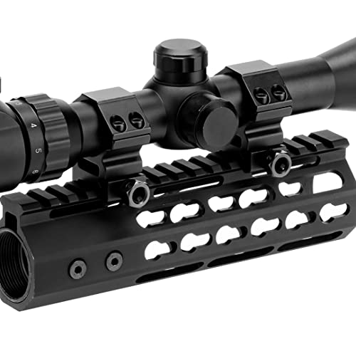 1'' Scope Rings, 2Pcs High Profile or 2Pcs Medium Profile 1 Inch Scope Mount Rings for Picatinny Rail