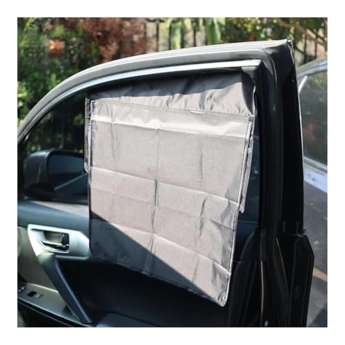 Parasol para coche magnético visera malla lateral ventana protección verano cortina película 6