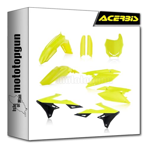 Ouïes plastique Acerbis Suzuki RM-Z 250 2019 jaune noir 0023625.061