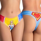 Mememe Comics Wonder Girl Printed Thong MD