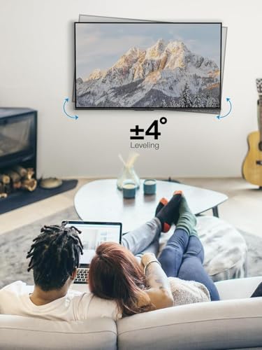 undefined Pipishell Full Motion TV Wall Mount for 26-65 inch Flat or Curved TVs up to 77 lbs, TV Bracket Wall Mount with Articulating Arms, Extension, Tilt, Swivel, Leveling, Max VESA 400x400mm, PIMF7 の商品画像 4