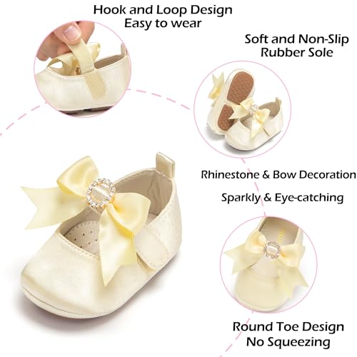 Image of PHIRAMIN Toddler Girl Mary Jane Dress Shoes-Little Girl School Uniform Shoes for Wedding Party