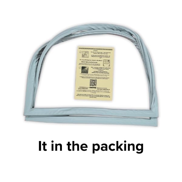 Image of Wherlpool 190 Litre Door Refrigerator Gasket (Size: 19.5 W. x 43 H. INCH) (Push to Lock) It can be used in another refrigerator as well, provided the size is the same.