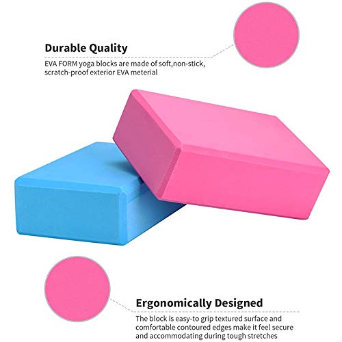 image for Carllg Yoga Blocks 2 Pack Set for Women 9