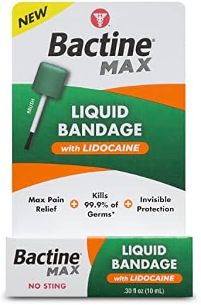 Bactine MAX Liquid Bandage with Lidocaine.30 fl. Ounce