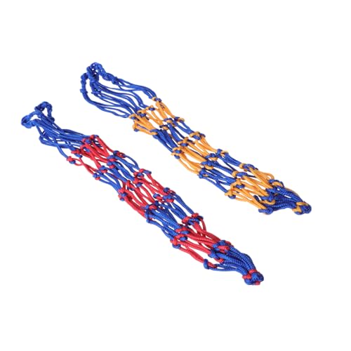 Milisten 2Pcs Basketball Football Volleyball Storage Bags with Reinforced Mesh Nets for Heavy Ball Holding Suitable for Stadiums Training Centers and Sports Equipment Organization