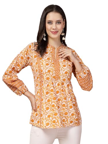 Image of Stylum Women's Floral Printed Cotton Top