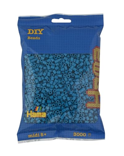 Hama Perles à repasser - Bleu Petrol (201-83), 3000 pcs.
