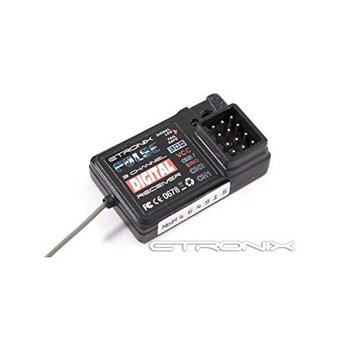 Price comparison product image Etronix Pulse Gfsk 3Ch 2.4Ghz Receiver (Et1060)