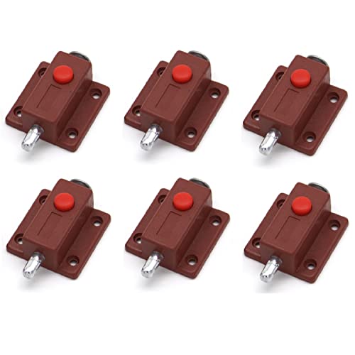 EYCFSJ Bullone Scorrevole Durevole Chiusure A Molla In Plastica Da 6 Pezzi Per Porte E Finestre Di Armadietti, Chiusure A Rimbalzo Per Serrature Di Porte E Finestre