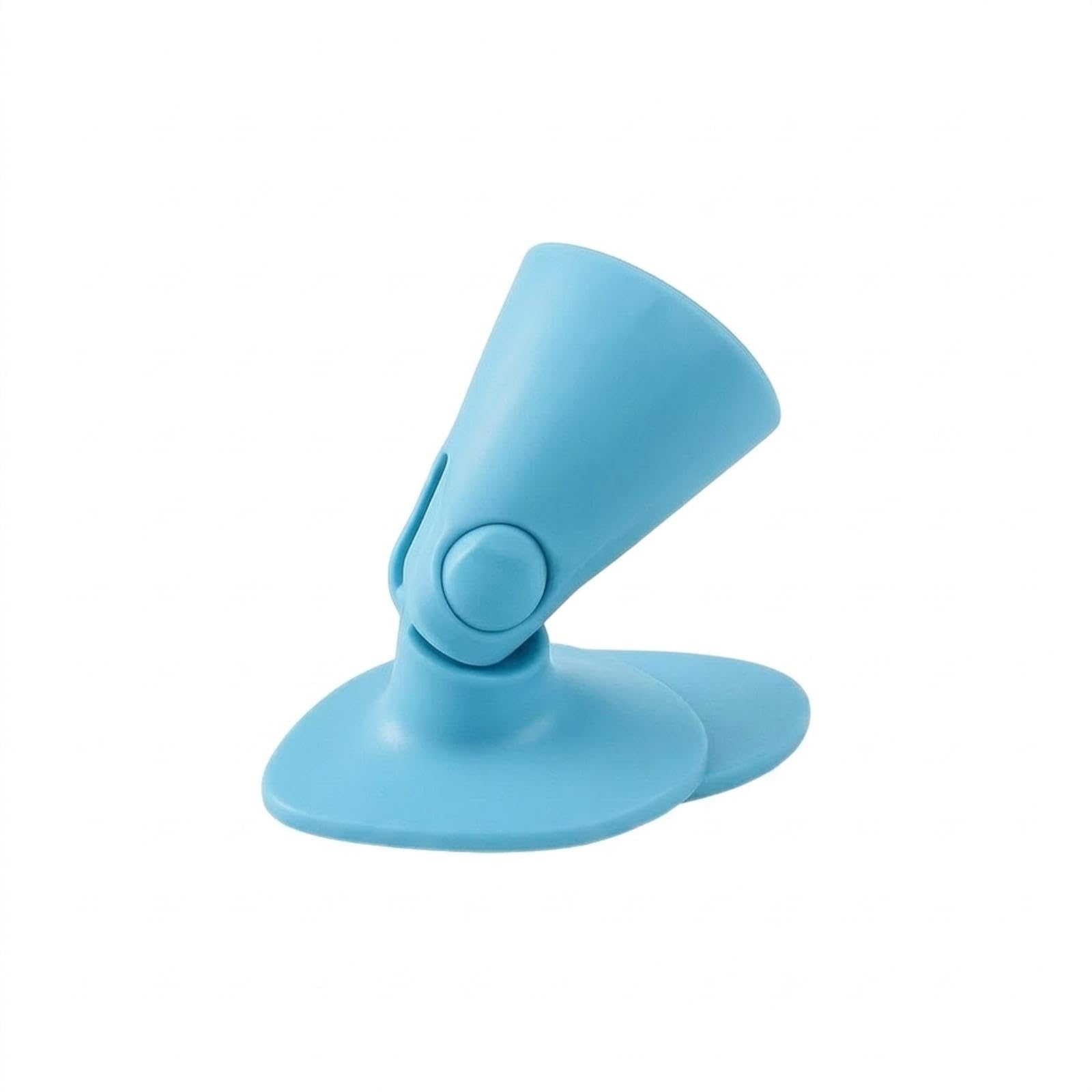 SNAPPSY Nail Polish Bottle Holder with Hinge Spill-Resistant Nail Polish Bottle Holder Hinged Manicure Tool for Manicurists, Manicures, Pedicures Light Blue-picture-49