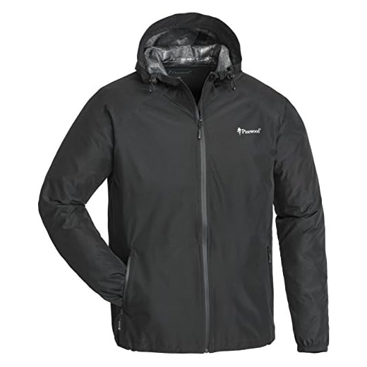 Pinewood Herr Caribou ultralätt jacka svart L