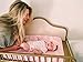 Premium Baby Changing Pad Covers 4 Pack – Girl – Pure Cotton Machine Washable Pink and White Changing Table Cover – Diaper Changing Pad Cover Sheets