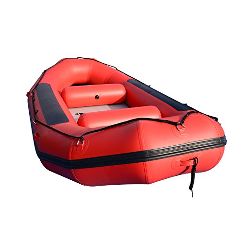 Image of BRIS 1.2mm 13ft Inflatable White Water River Raft Inflatable Boat FloatingTubes