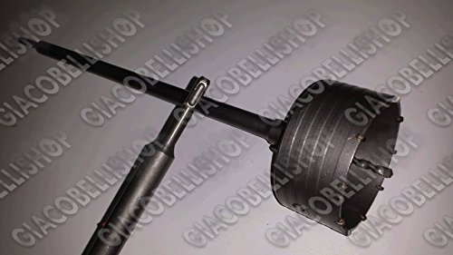 Fresa carotatrice da 130mm + asta sds plus da 35cm...