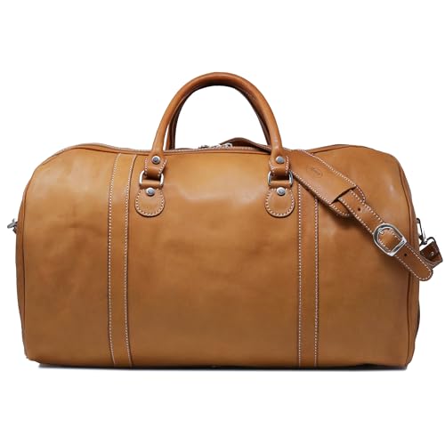 Floto Parma Leather Duffle Bag/Travel Bag3