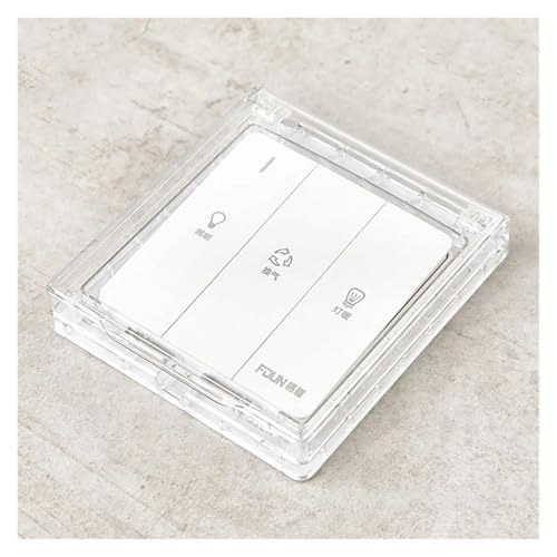 Funda de enchufe de baño para evitar salpicaduras con protector autoadhesivo grueso 3