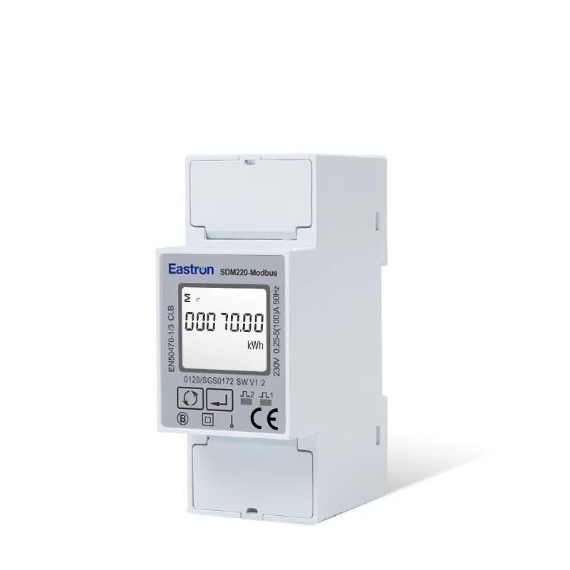 NURII SDM220Modbus, Mid, medidor de energía monofásico KWH Watt Hour, medidor de energía de Carril DIN, amperímetro Medidor De Consumo Eléctrico