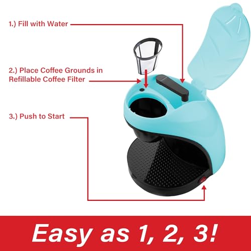 Image of Brentwood TS-112BL Coffee Maker with Cup (Blue)