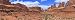 Carolina Custom Cages Reptile Habitat Background; Arches' Park Avenue, for 48Lx18Wx24H Terrarium, 3-Sided Wraparound