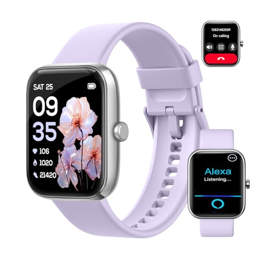 Consejos para Comprar smartwatch fit Top 5. 46 EASYTAO Smartwatch Mujer, Reloj Inteligente, Llamadas por Bluetooth, Monitorización del sueño, con el Asistente de Voz Alexa, Monitoreo de Salud Las 24 Horas, Impermeable IP68,...