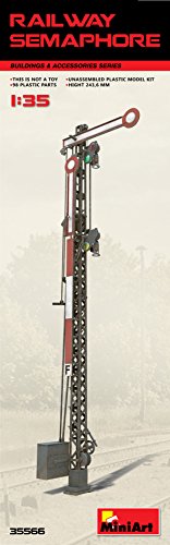 Kit ferroviaire Sémaphore MiniArt 35566 pour décorer vos réseaux de trains miniatures