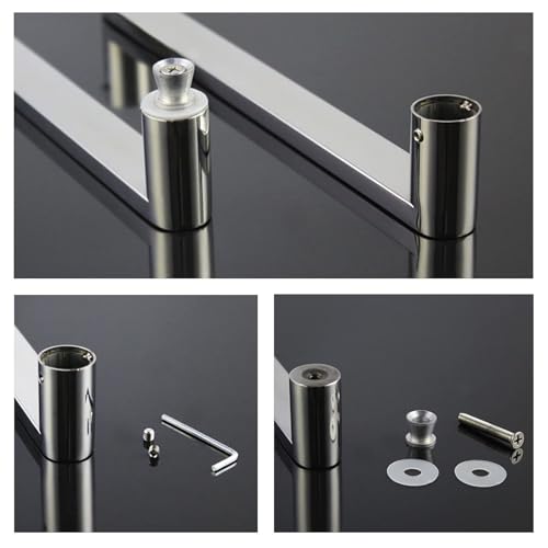 Poignée de porte de douche coulissante en verre entraxe 275mm rechange quincaillerie inox
